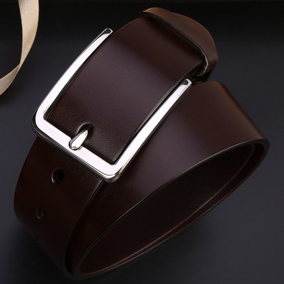 Men's belt cowhide belt men's all-match